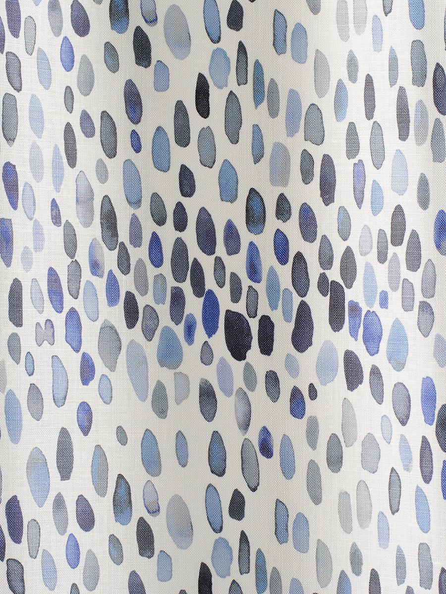 Scalamandre Jamboree Linen Print Blues Fabric