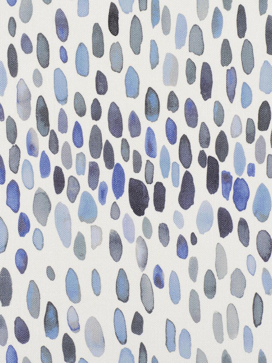 Scalamandre Jamboree Linen Print Blues Fabric