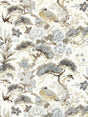 Scalamandre Shenyang Linen Print Parchment Fabric