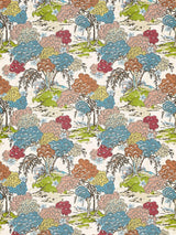 Scalamandre Sea Of Trees Print Sunrise Fabric