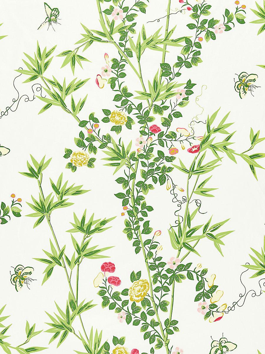 Scalamandre Jardin De Chine Print Spring Fabric