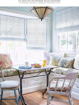 Scalamandre Willow Vine Embroidery Aquamarine Fabric