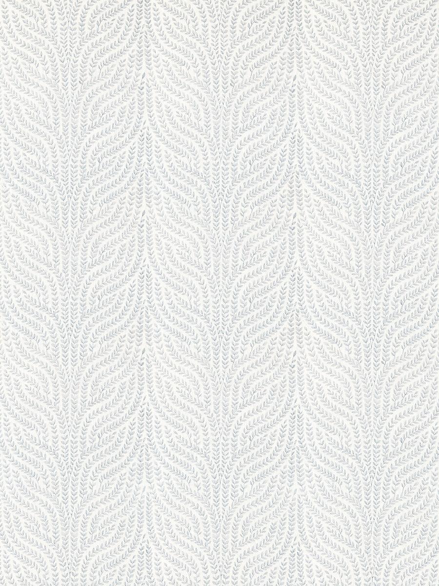 Scalamandre Willow Vine Embroidery Aquamarine Fabric