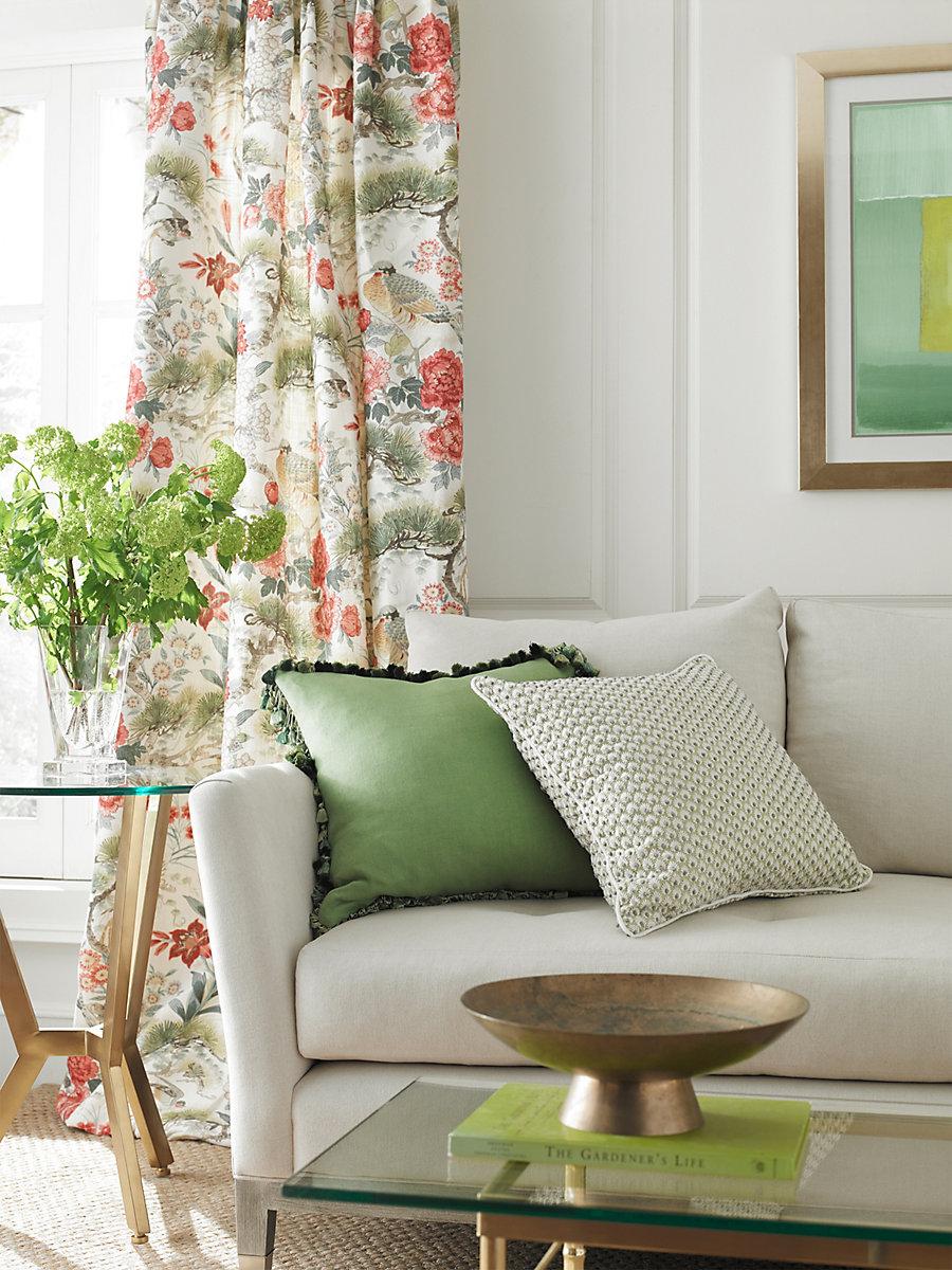 Scalamandre Fleur Embroidery Mineral Fabric