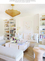 Scalamandre Fleur Embroidery Mineral Fabric