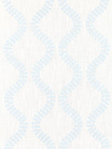 Scalamandre Foglia Embroidery Sky Fabric