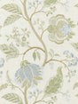 Scalamandre Palampore Embroidery Summer Sage Fabric