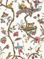 Scalamandre Chinoise Exotique White Wallpaper