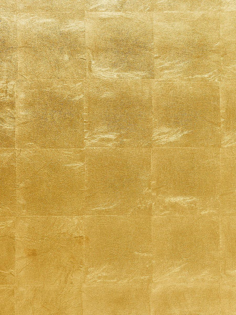 Scalamandre Gold Leaf Gold Metal Wallpaper