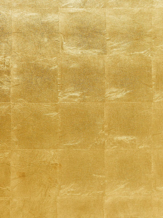 Scalamandre Gold Leaf Gold Metal Wallpaper