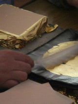 Scalamandre Gold Leaf Gold Metal Wallpaper