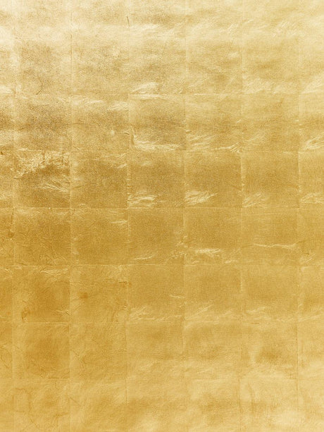 Scalamandre Gold Leaf Gold Metal Wallpaper