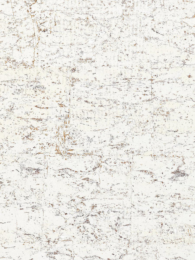 Scalamandre Metal Cork White Birch Wallpaper