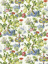 Scalamandre Shantung Garden Bloom Wallpaper