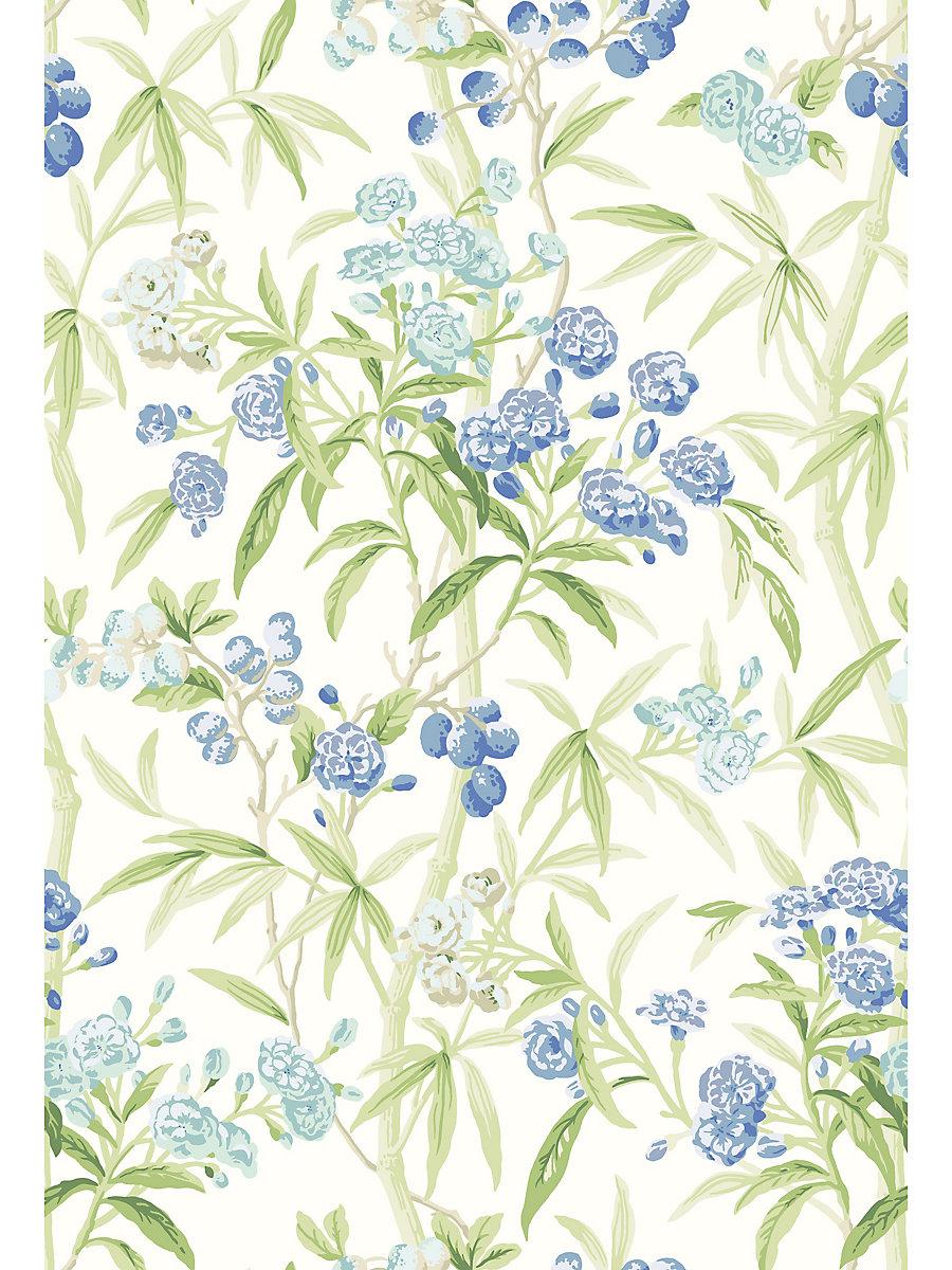 Scalamandre Lanai Lagoon Wallpaper