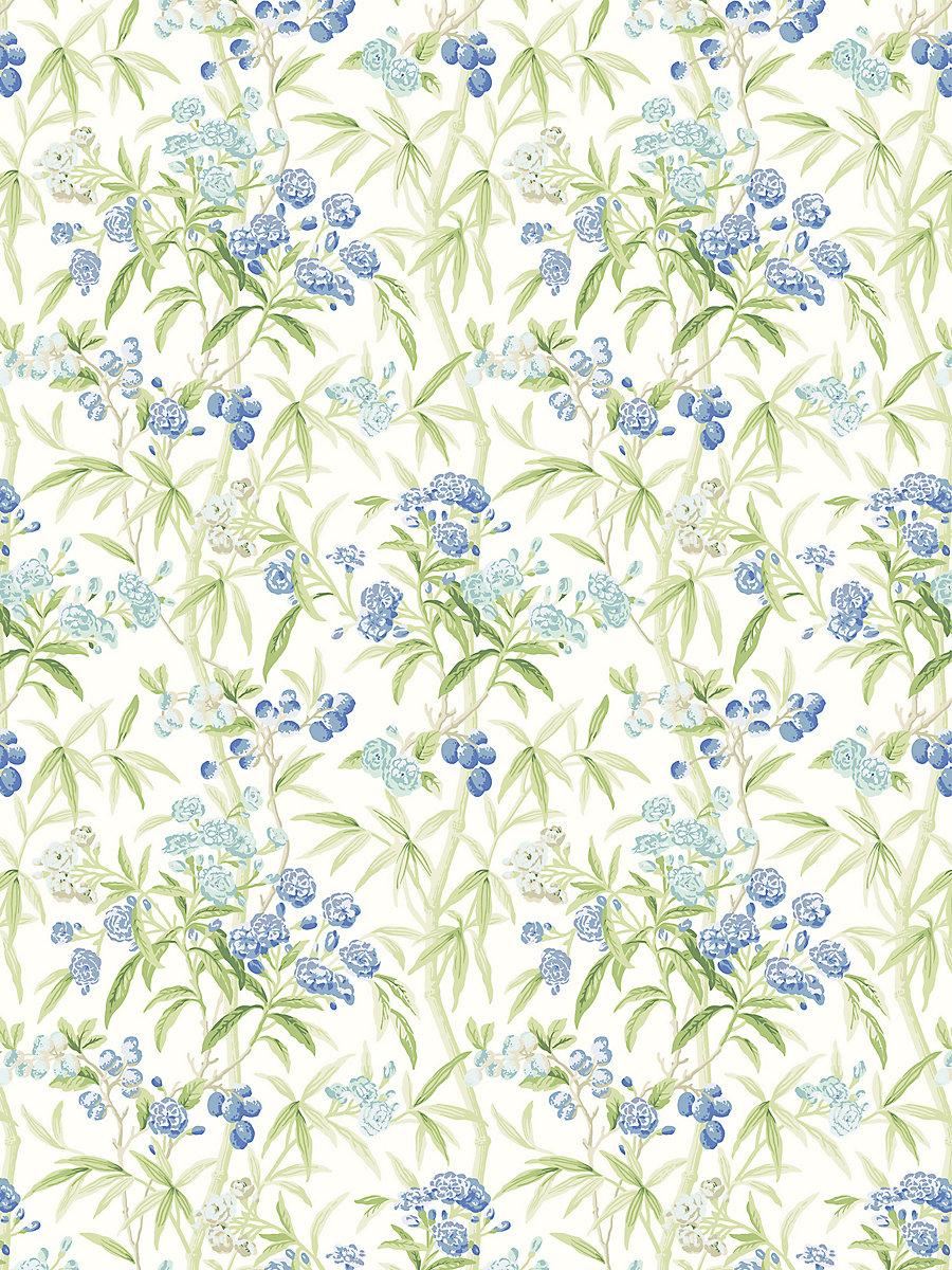 Scalamandre Lanai Lagoon Wallpaper