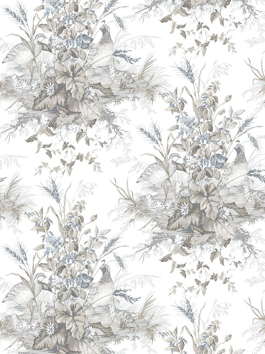 Scalamandre Edwin'S Covey Grisaille Wallpaper