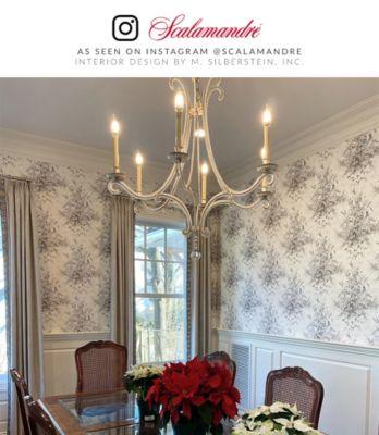 Scalamandre Edwin'S Covey Grisaille Wallpaper