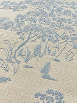 Scalamandre Katsura Embroidered Toile Sky Wallpaper
