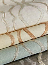 Scalamandre Valentina Embellished Sisal Frost Wallpaper