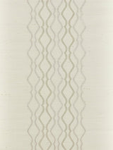 Scalamandre Valentina Embellished Sisal Frost Wallpaper