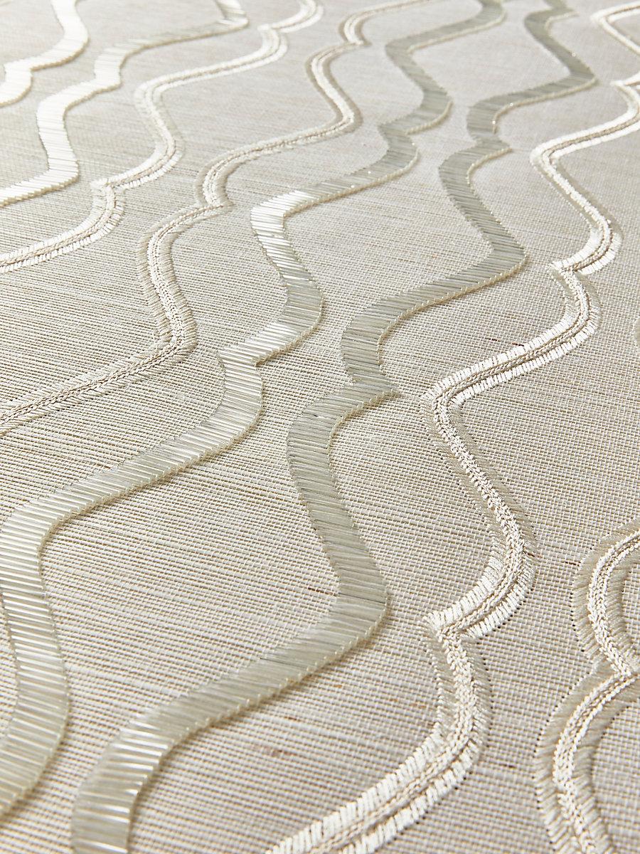 Scalamandre Valentina Embellished Sisal Frost Wallpaper