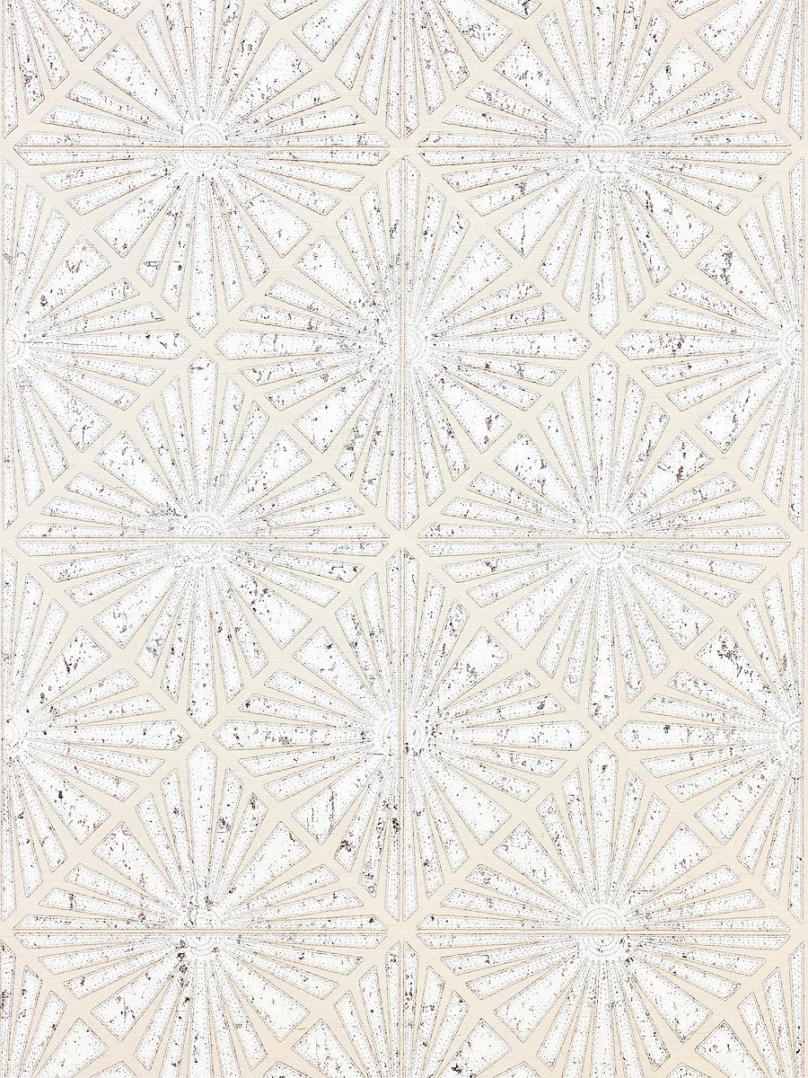 Scalamandre Milan Diamond Grasscloth Parchment Wallpaper