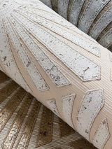 Scalamandre Milan Diamond Grasscloth Parchment Wallpaper