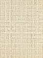 Scalamandre Fret Mosaic Grasscloth Sand Wallpaper