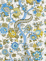 Scalamandre Metropolitan Palampore Sky And Sunlight Wallpaper