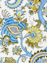 Scalamandre Metropolitan Palampore Sky And Sunlight Wallpaper