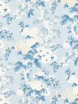 Scalamandre Ascot Linen Print Sky Fabric