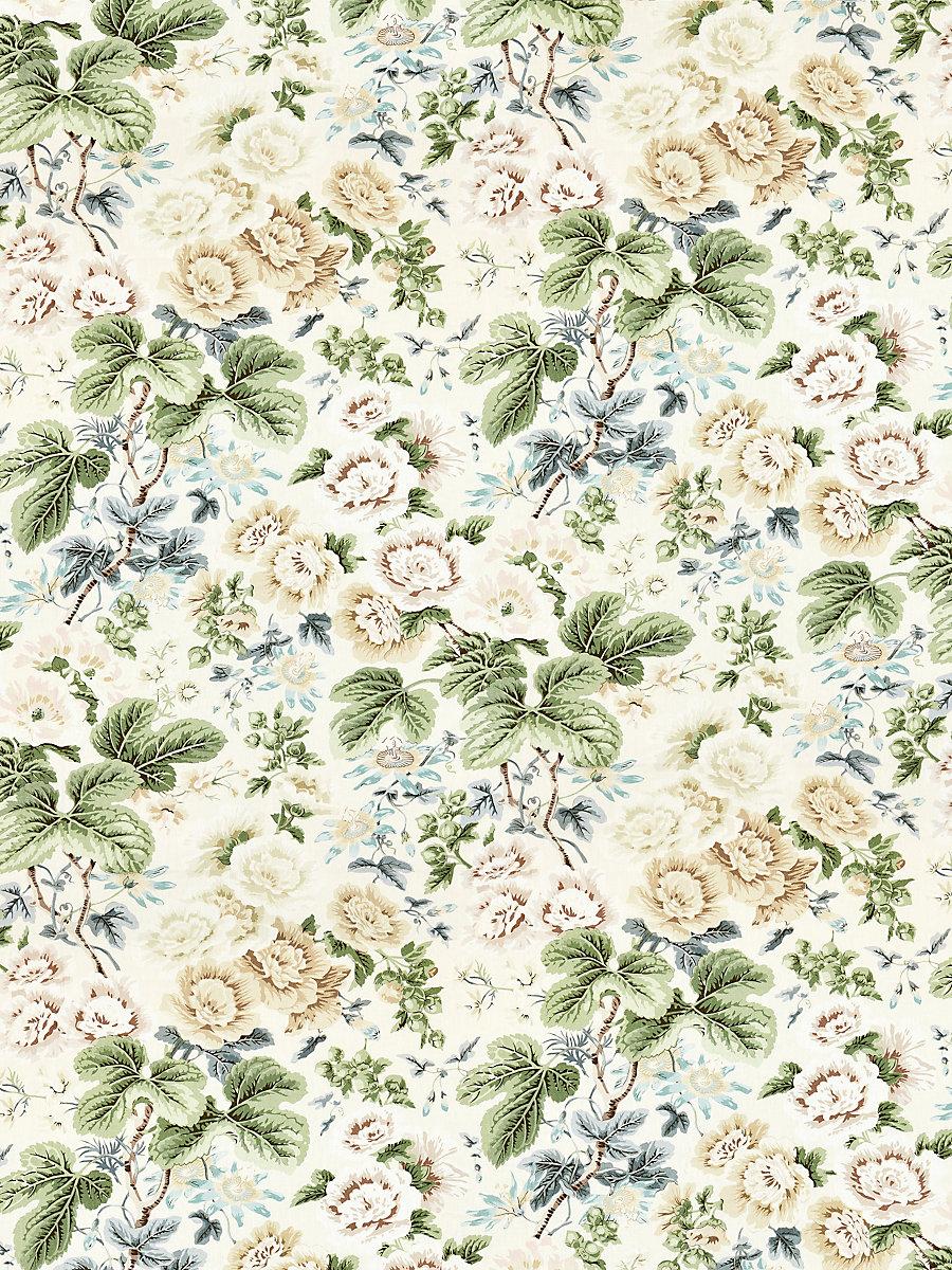 Scalamandre Highgrove Linen Print Rich Cream Fabric
