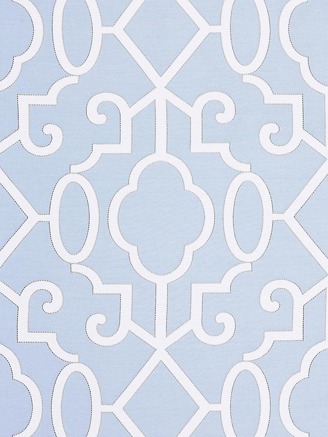 Scalamandre Ming Fretwork Cloud Fabric