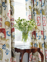 Scalamandre Willowood Embroidery Bloom Fabric