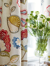 Scalamandre Willowood Embroidery Bloom Fabric