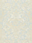 Scalamandre Elizabeth Damask Embroidery Aquamarine Fabric