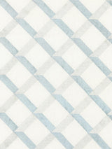 Scalamandre Lattice Embroidery Water Fabric