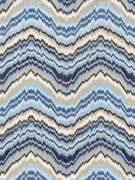 Scalamandre Bergamo Embroidery Indigo Fabric