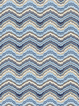 Scalamandre Bergamo Embroidery Indigo Fabric