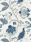 Scalamandre Palampore Embroidery Porcelain Fabric