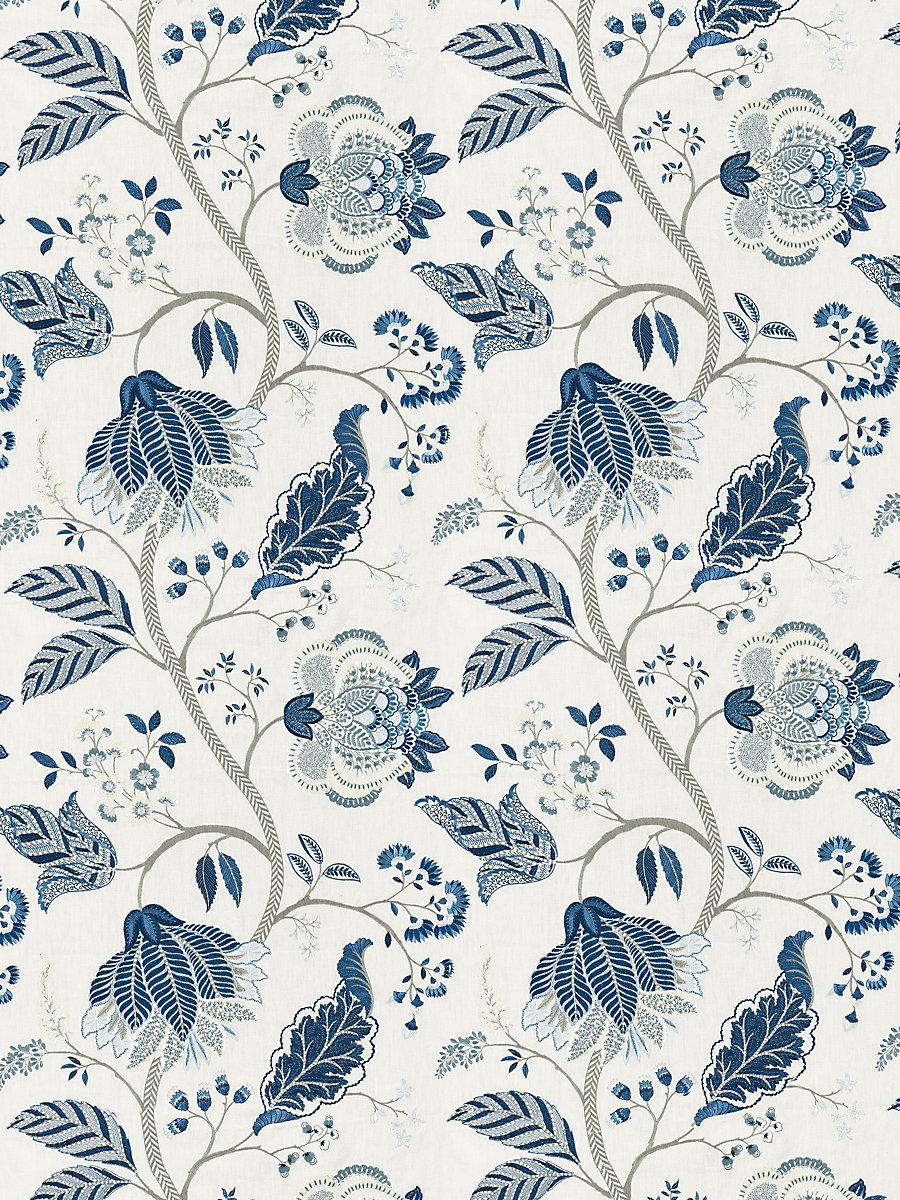 Scalamandre Palampore Embroidery Porcelain Fabric