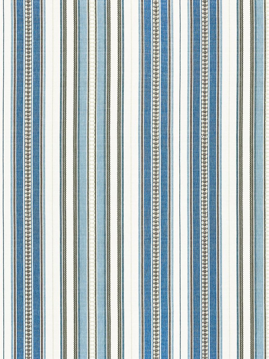 Scalamandre Nile Stripe Blue Jay Fabric