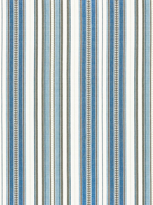 Scalamandre Nile Stripe Blue Jay Fabric