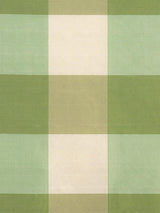 Scalamandre Woodland Check Green & Ivory Fabric