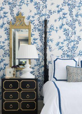 Scalamandre Jardin De Chine Porcelain Wallpaper