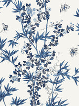 Scalamandre Jardin De Chine Porcelain Wallpaper