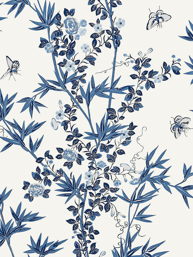 Scalamandre Jardin De Chine Porcelain Wallpaper