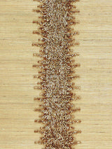 Scalamandre Veronica Beaded Grasscloth Burnished Gold Wallpaper