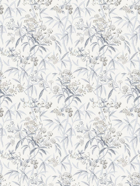 Scalamandre Lanai Silver Mist Wallpaper